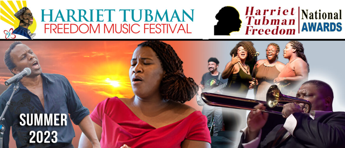 Harriet Tubman Freedom Music Festival Collage - banner - 2023